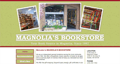 Desktop Screenshot of magnoliasbookstore.com